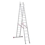 Escalera Extensible Doble Faraone EN1415 n° peldaños 15 - Imagen 3