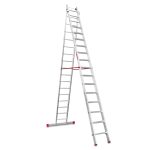 Escalera Extensible Doble Faraone EN1417 n° peldaños 17 - Imagen 3