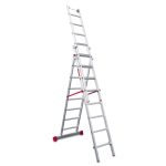 Escalera Extensible Triple Faraone EN1508 n° peldaños 8 - Imagen 4