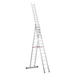 Escalera Extensible Triple Faraone EN1514 n° peldaños 14 - Imagen 3