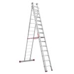 Escalera Extensible Triple Faraone EN1515 n° peldaños 15 - Imagen 4