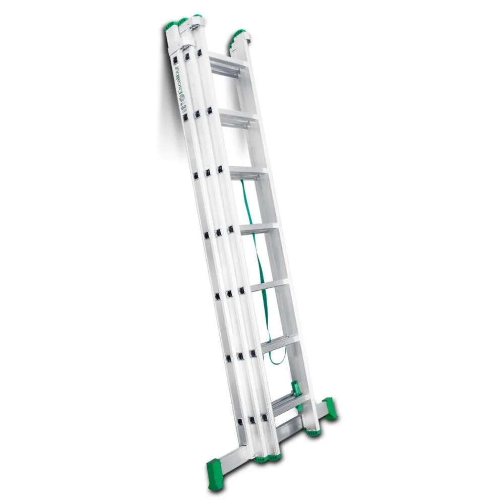 ES-TRIPLE7-CERRADA.jpg Escalera de bricolaje de 3 tramos Faraone ES-TRIPLE7 n° peldaños 7