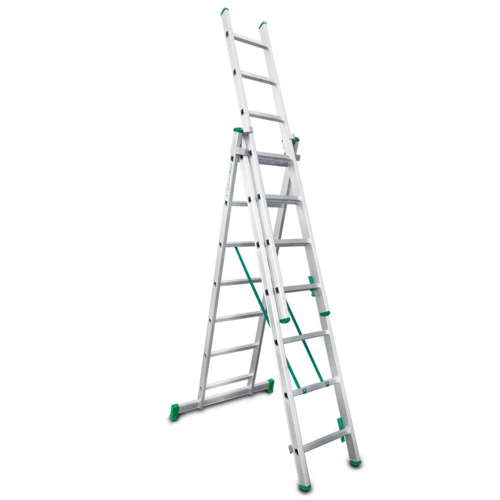 Escalera de bricolaje de 3 tramos Faraone ES-TRIPLE7 n° peldaños 7 - Imagen 2