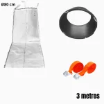 Bajante de escombros flexible Ø80 cm PACK de 3 metros