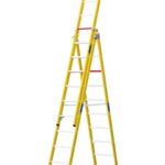 ESCALERA DE FIBRA TRANSFORMABLE 3 TRAMOS