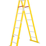 ESCALERA DE FIBRA TIJERA DE DOBLE SUBIDA