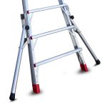 Escalera plegable con amplia plataforma y altura regulable de PLS6 - Imagen 7