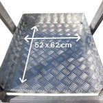 Escalera plegable con amplia plataforma y altura regulable de PLS6 - Imagen 4