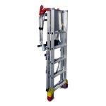 Escalera plegable con amplia plataforma PL-C4 Faraone n° peldaños 4 - Imagen 2