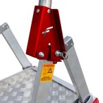 Escalera plegable con amplia plataforma PL-C4 Faraone n° peldaños 4 - Imagen 4