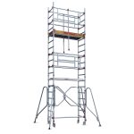 Andamio Aluminio Faraone RAPIDO 160, 75×160, Altura de Trabajo 4.00m.