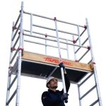 Andamio Aluminio Faraone RAPIDO 160, 75×160, Altura de Trabajo 7.00 m. - Imagen 4