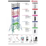 Andamio Aluminio Faraone RAPIDO 160, 75×160, Altura de Trabajo 7.00 m. - Imagen 7