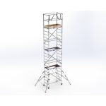 Andamio plegable EASY COMPACT MÓDULO 1+2+3+3 75x150 7,50 m Altura de trabajo