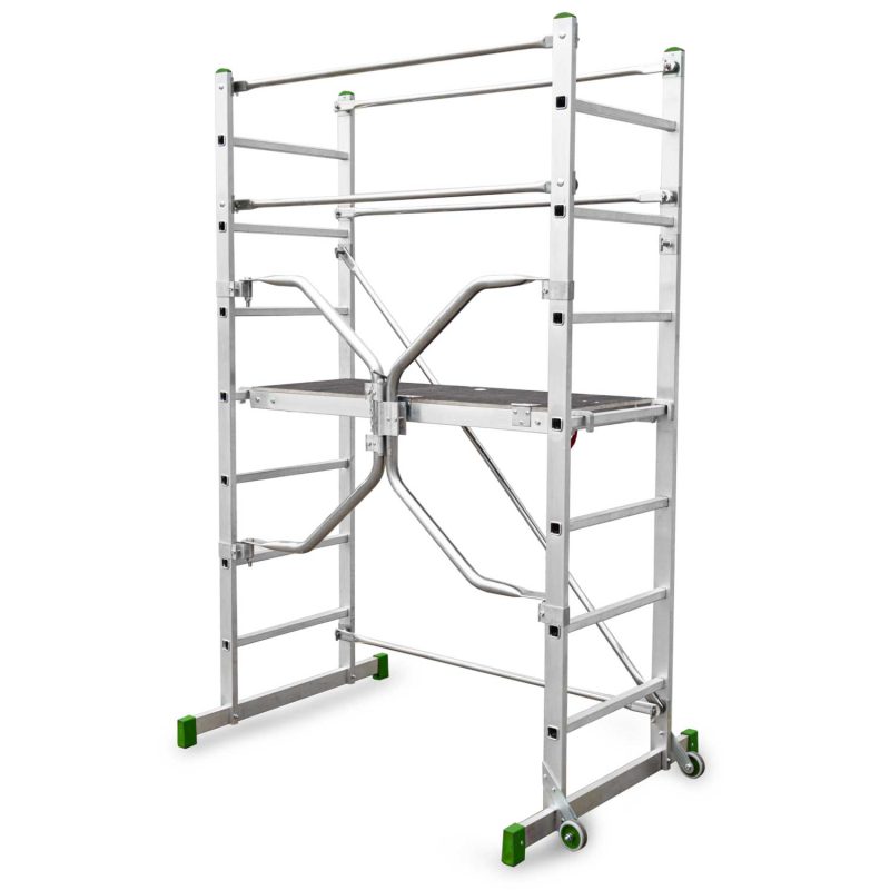 Mini Andamio de aluminio con sistema de plegado rápido / ES-PONTAL