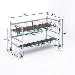 Andamio Plegable Aluminio 3.00 m de Altura de Trabajo 190x90. READY - Imagen 2