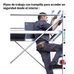 Mini Andamio de aluminio MULTIUSOS / ES-SUPER 5.00 m de Altura de Trabajo - Imagen 3