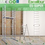 Mini Andamio de aluminio MULTIUSOS / ES-SUPER 5.00 m de Altura de Trabajo - Imagen 8