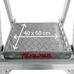 Escalera plegable con amplia plataforma y altura regulable PLS-C3 COMPACT - Imagen 4