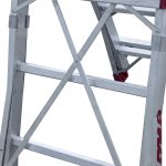 Escalera plegable con amplia plataforma y altura regulable PLS-C3 COMPACT - Imagen 7