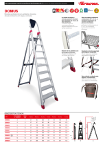 DOMUS10 Escalera profesional con peldaños cómodos y máxima estabilidad - Imagen 2