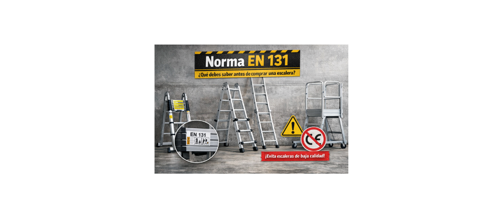 Escaleras con norma EN131
