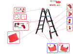 BigOne 4×3 – Escalera telescópica multifuncional para uso profesional - Imagen 6