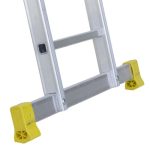 Escalera Extensible de Aluminio a Cuerda 2x12 – Profesional hasta 6,07 m - Imagen 4
