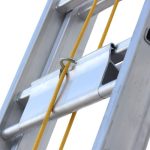 Escalera Extensible de Aluminio a Cuerda 2x12 – Profesional hasta 6,07 m - Imagen 2