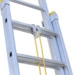 Escalera Extensible de Aluminio a Cuerda 2x12 – Profesional hasta 6,07 m - Imagen 3
