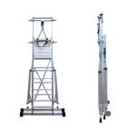 K-TELEX 45S Escalera Móvil con Plataforma n° peldaños 4 - Imagen 2