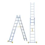 Escalera Transformable de Aluminio 2 Tramos 2x12
