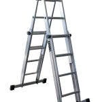 Escalera Telescópica Multifunción K2N de Aluminio 4+4 Peldaños