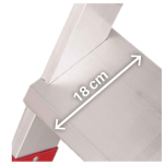 Taburete Profesional de Aluminio CM de 3 Peldaños Plataforma de Trabajo Industrial - Imagen 5