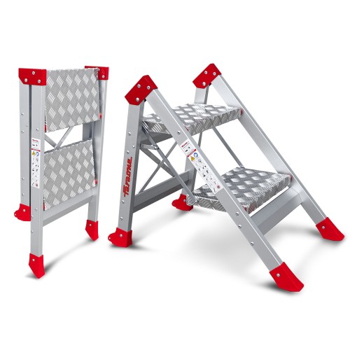 Taburete Profesional de Aluminio SGP de 2 Peldaños