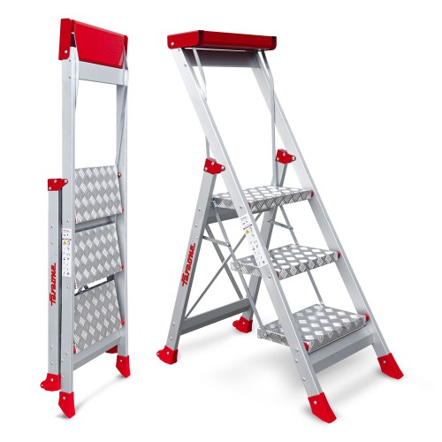 Taburete Profesional de Aluminio SGP de 3 Peldaños