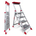 Taburete Profesional de Aluminio SGP de 4 Peldaños