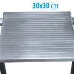 Escalera de Tijera XL de Aluminio con Plataforma 30x30 cm – 3 Peldaños - Imagen 3
