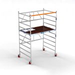 Andamio Plegable Aluminio 135x190 4,00 m Altura de trabajo Plataforma